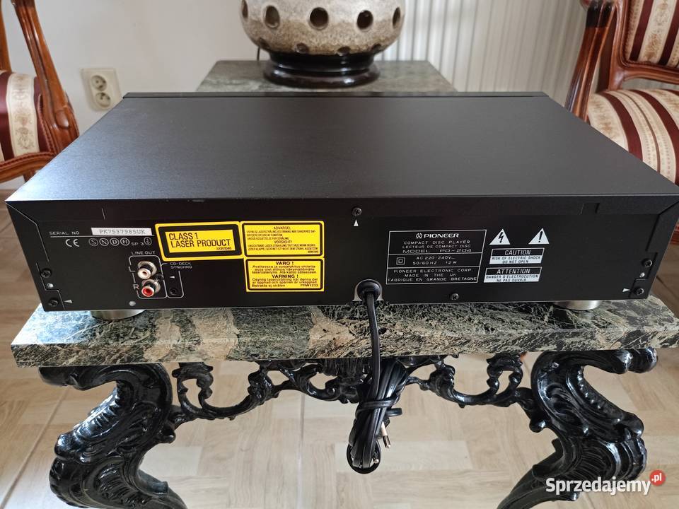 Odtwarzacz CD Pioneer PD 204 z pilotem Drawski Młyn