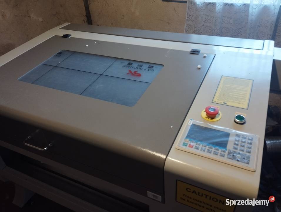 Ploter laserowy CO2 80w 50x70 ruida 6445 ręki Czechowice-Dziedzice
