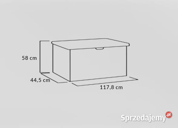 SKRZYNIA OGRODOWA Tworzywo Sztuczne 280 l szara Opole