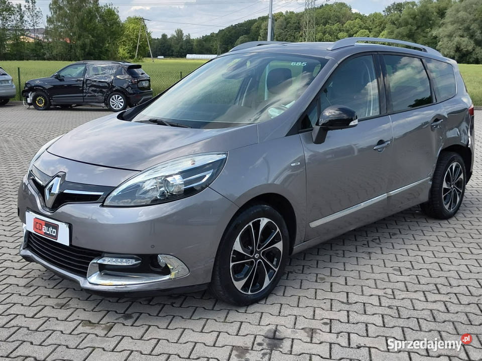 Renault Grand Scenic 12 turbo benzyna 130 BOSE szary Kęty
