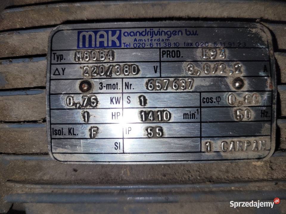 Przekładnia ślimakowa motoreduktor Zamość sprzedam