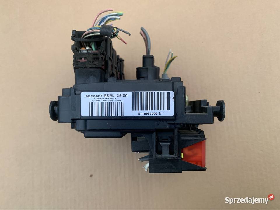 9658539680 moduł skrzynka bsm L0600 peugeot 807