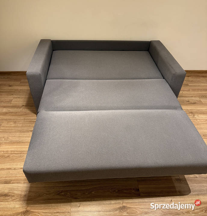 Szara Kanapa sofa rozkładana 170 na 140 x 200 Meble Kraków