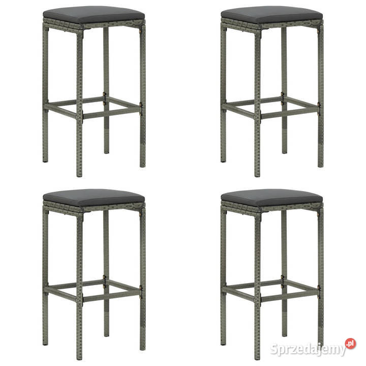 5cz zestaw barowy do ogrodu z poduszkami rattan sprzedam