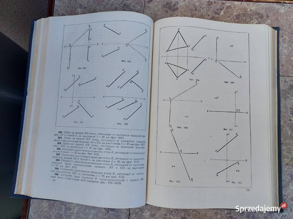 Stara książka zsrr zbiór zadań z geometrii pomorskie Tczew