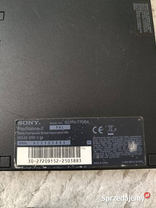Konsola Sony PlayStation 2 Slim SCPH77004 2 FMCB Konsole i automaty Pruszków