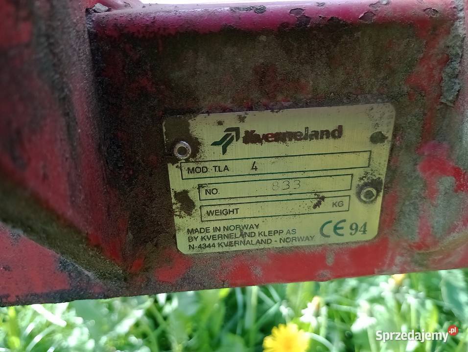 Kultywator Kverneland 4m rozkładany Jaświły