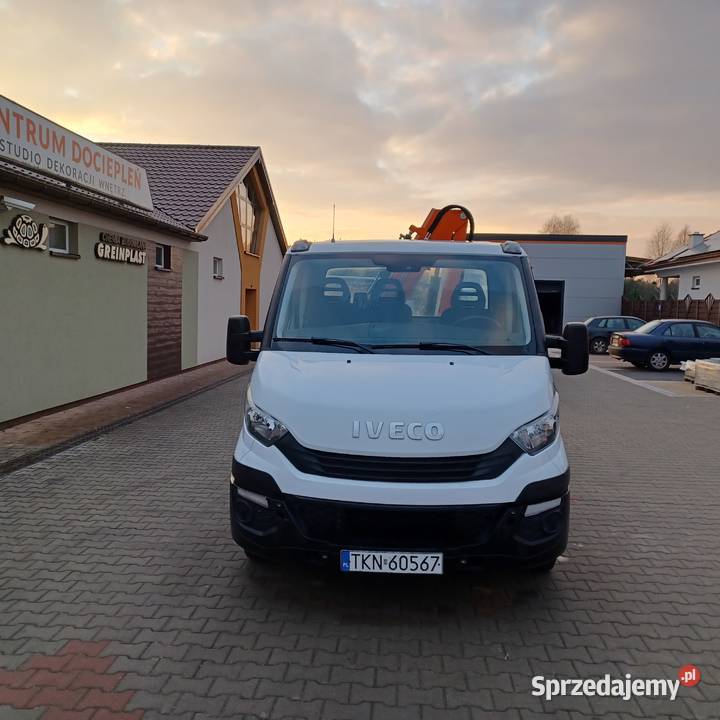 SPRZEDAM IVECO 35C16 Z NOWYM MOCNYM HDS Samochody dostawcze świętokrzyskie Końskie