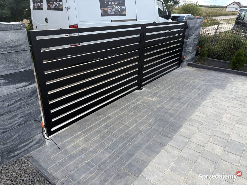 Bramy Furtki z aluminium skrzydłowa Zblewo