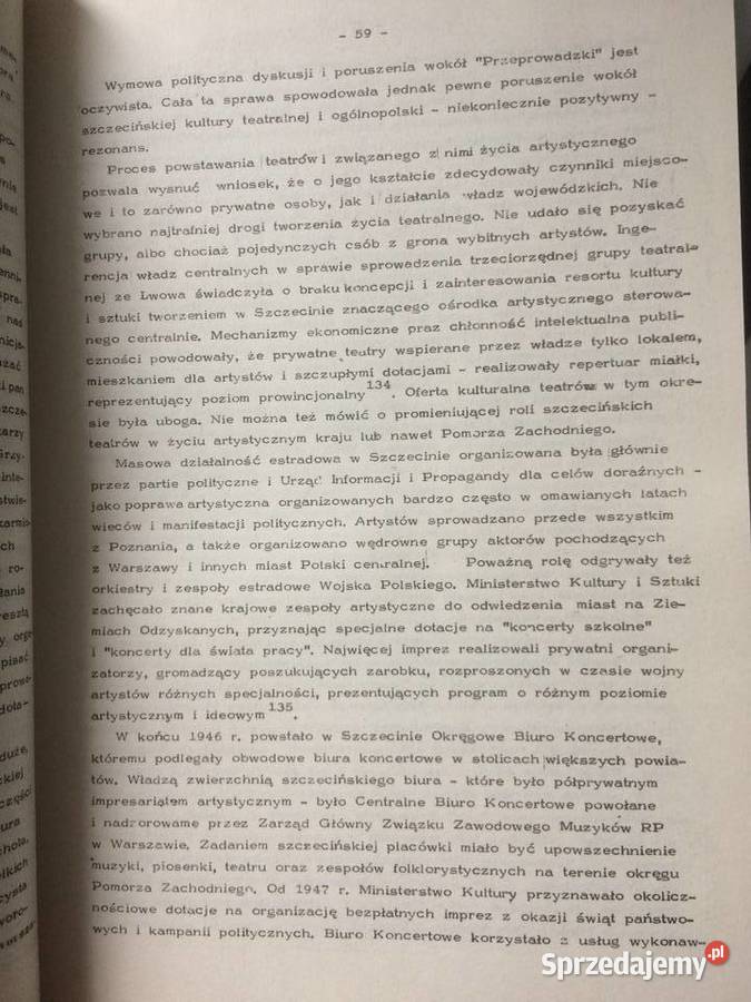 3629 Środowiska Artystyczne W Szczecinie 1945 zachodniopomorskie Szczecin