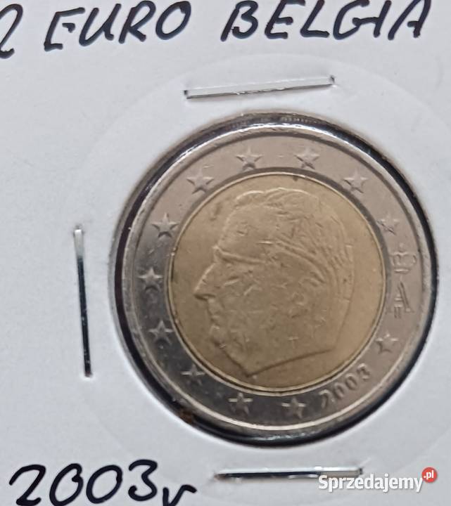 2 Euro Belgia 2003 r wielkopolskie Konin