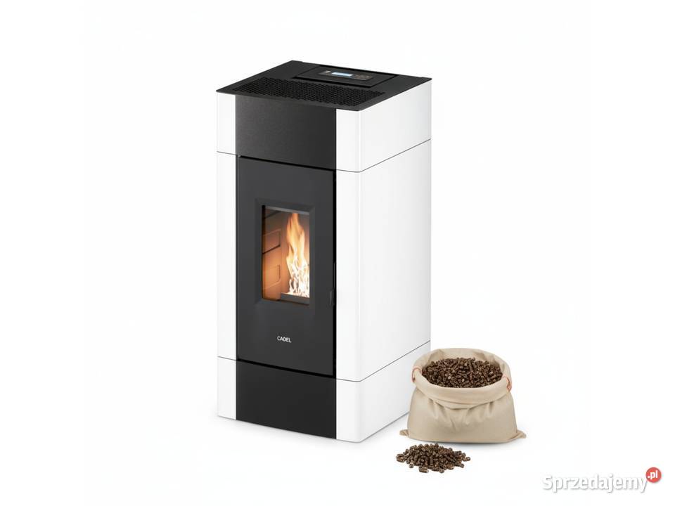 Piec piecyk na pellet nadmuchowy Cadel Cristal Piersno sprzedam