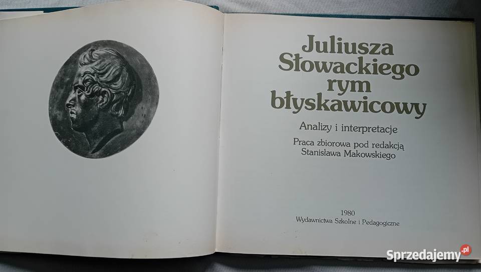 Juliusza Słowackiego rym błyskawicowy WSiP 1980 Pozostałe Koźminek