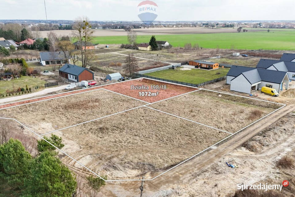 Działka 1072 m MPZP Kajetany gm Nadarzyn 32m Sprzedaż mazowieckie