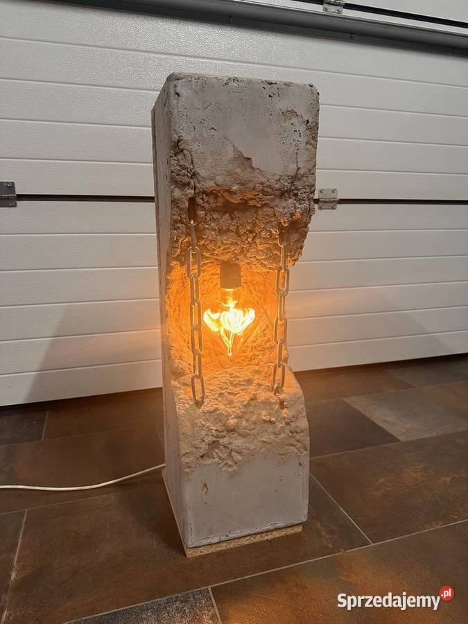 Lampa z betonu Tychy sprzedam