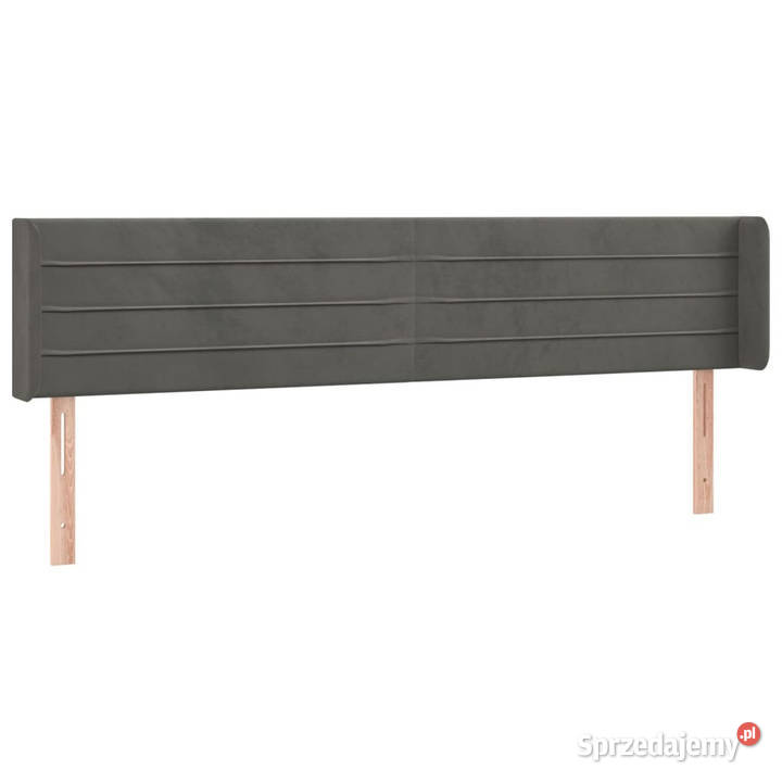 Zagłówek do łóżka z LED ciemnoszary 203x16x7888 Warszawa