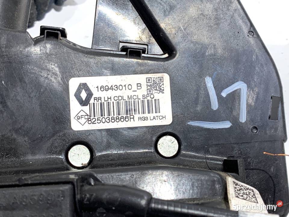 ZAMEK DRZWI LEWY TYŁ RENAULT GRAND SCENIC IV Części samochodowe podkarpackie