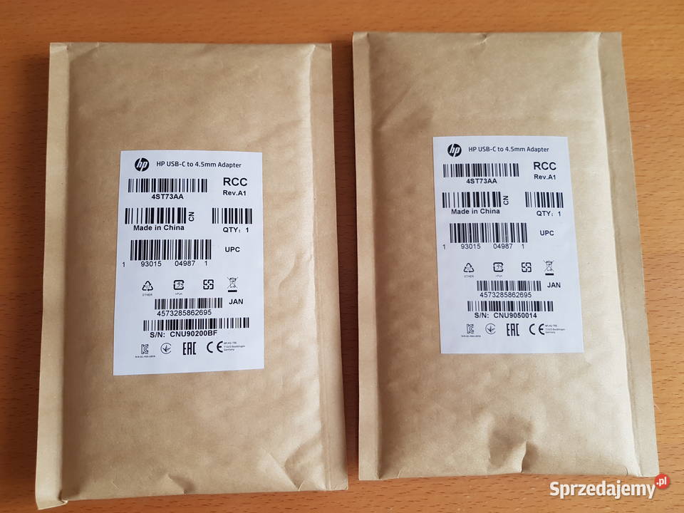 Przejściówka adapter HP USBC to 45 mm 4ST73AA przejściówki Komputery i Akcesoria mazowieckie Warszawa