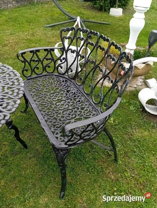 Meble ogrodowe z aluminium Podławki sprzedam