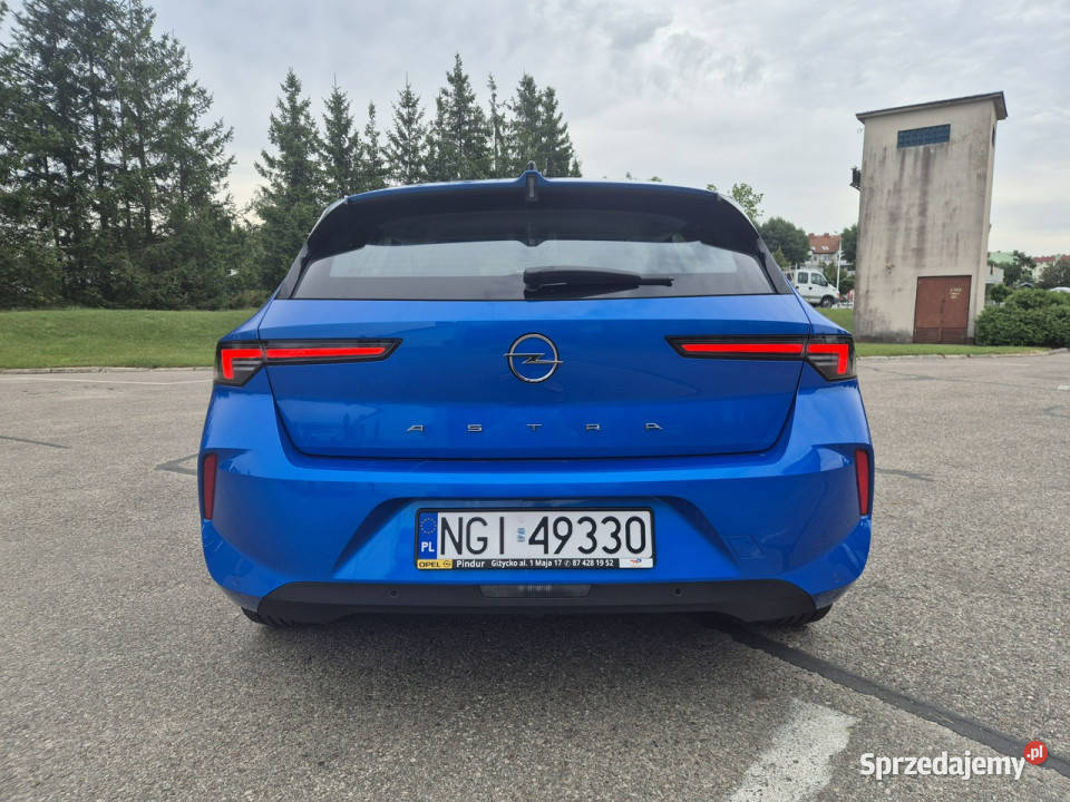 Opel Astra Edition 12 Turbo 110 L 2021 Rok produkcji 2024 Astra Giżycko