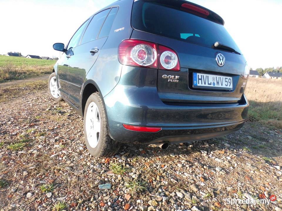 Volkswagen Golf 6 plus 16 TDI Bluemotion 2011r Samochody osobowe Trzcianka