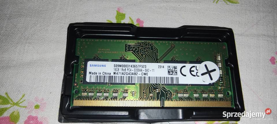 Samsung SODIMM 16GB DDR4 1x16 3200MHz SAMSUNG sprzedam