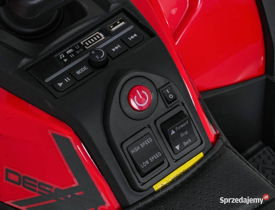 Pojazd Quad ATV Robust 01 Czerwony auto na 14kg Łopuszno