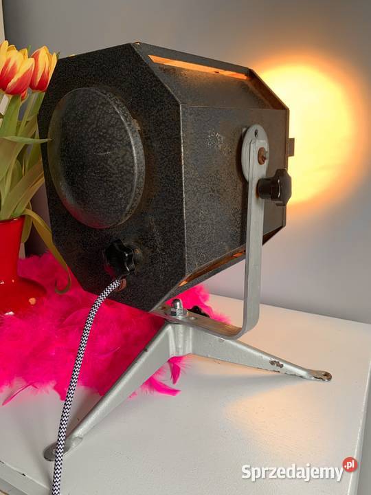 Stara Lampa teatralna PRL loft Poznań sprzedam