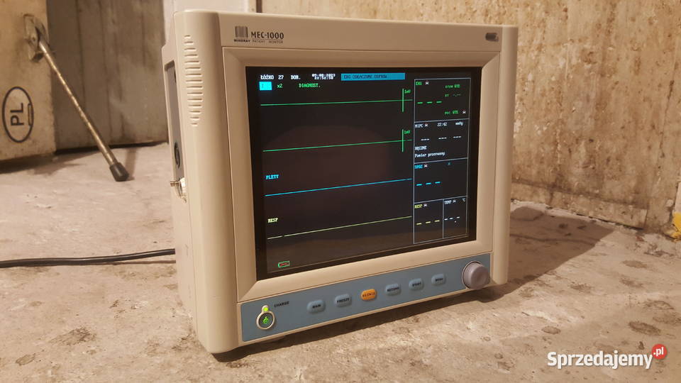 Kardiomonitor MINDRAY MEC1000 Czytaj opis Zielona Góra sprzedam