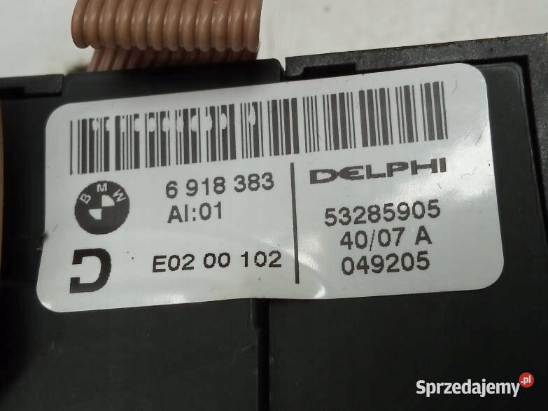 PRZEŁĄCZNIK FOTELA PAMIĘĆ 6971628 6918383 Bmw