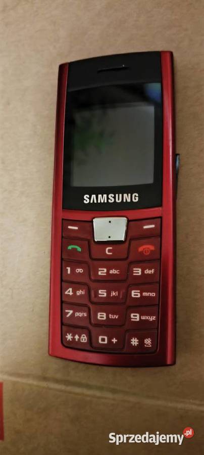 Unikat Samsung SGHC170 Red prawie nowy