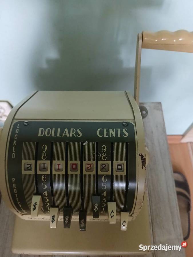 Stara maszyna do liczenia