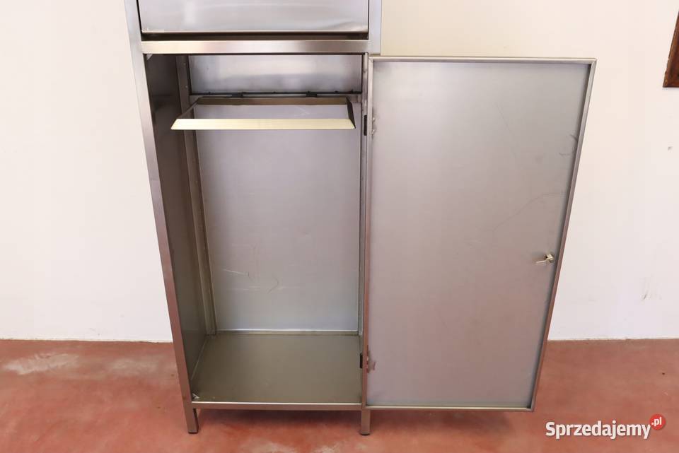 Szafa porządkowa magazynowa ze wsypem na odzież Góra