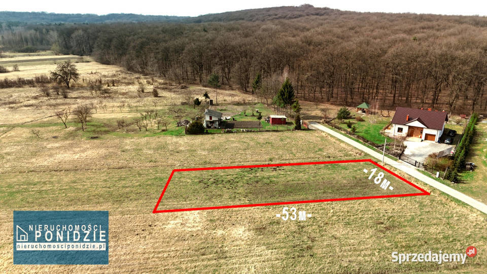 Działka budowlana lesie Widuchowa budowlana Busko-Zdrój