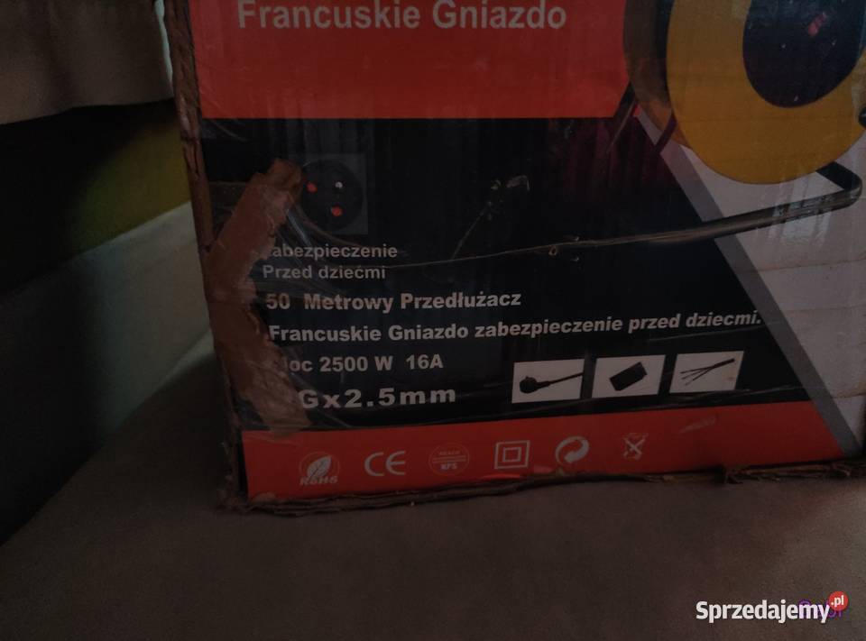 Przedłużacz bębnowy 50m Łódź
