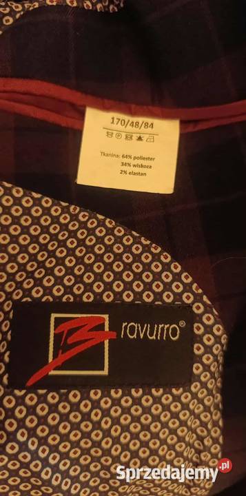 Garnitur męski 175 Pozostałe Kołaczyce sprzedam