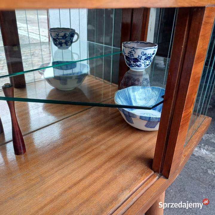 Niska Witrynka PRL Patyczak styl ArtDeco idealna Meble Suchorzew