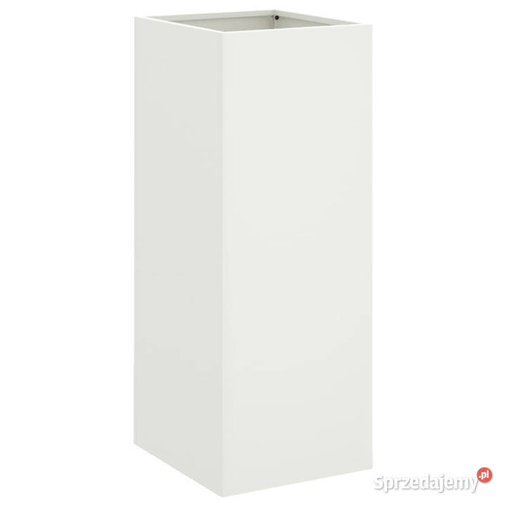 Donica biała 32x29x75 stal WM841572 mazowieckie Warszawa