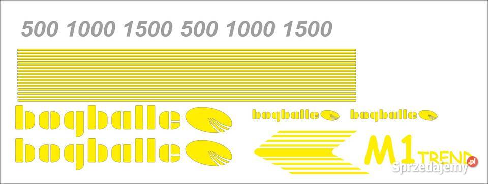 Naklejki na rozsiewacz Bogballe różne modele