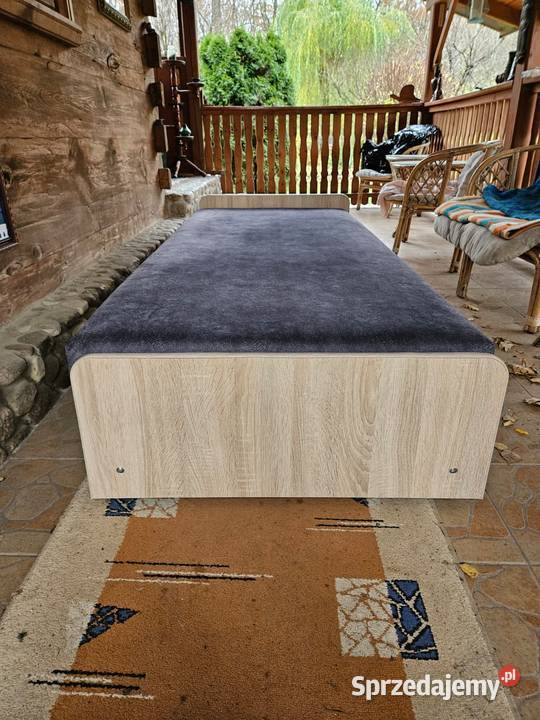 Tapczanik 1osobowy 200x85 szary stan lubelskie Biała Podlaska sprzedam