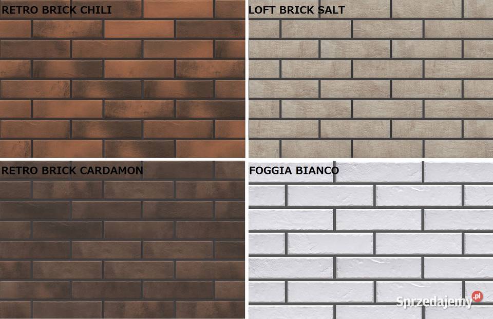 płytka elewacyjna 245x65x8 retro loft foggia Gorzów Wielkopolski sprzedam