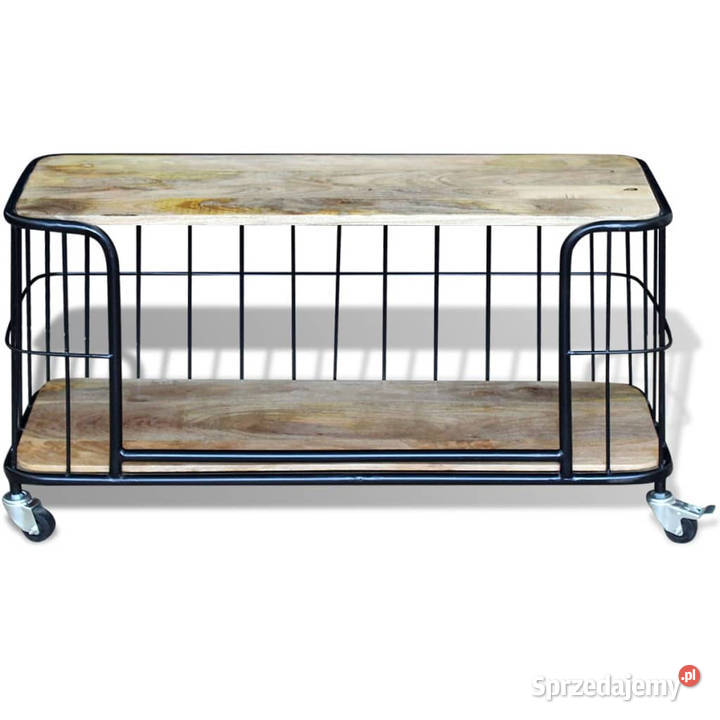 Szafka pod TV drewno mango 100x40x45 WM243301 Warszawa
