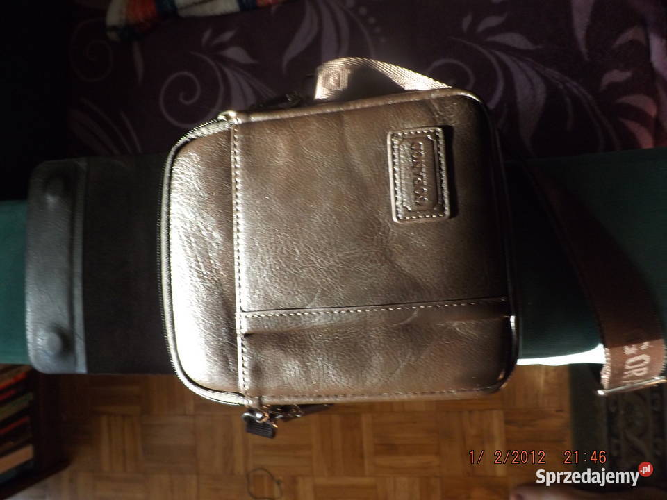 Torba listonoszkaf skórzana brązowanowa Warszawa