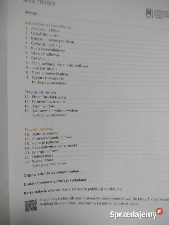 Karty pracy ucznia odkryć fizykę nowa era nowe Warszawa