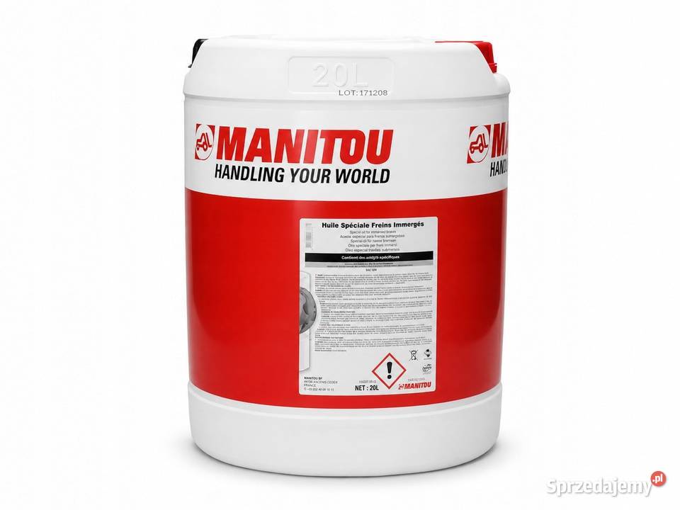 Olej przekładniowy osi Manitou 582391 zachodniopomorskie Szczecin