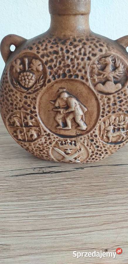 Zabytkowa karafka prl łódzkie Przedbórz