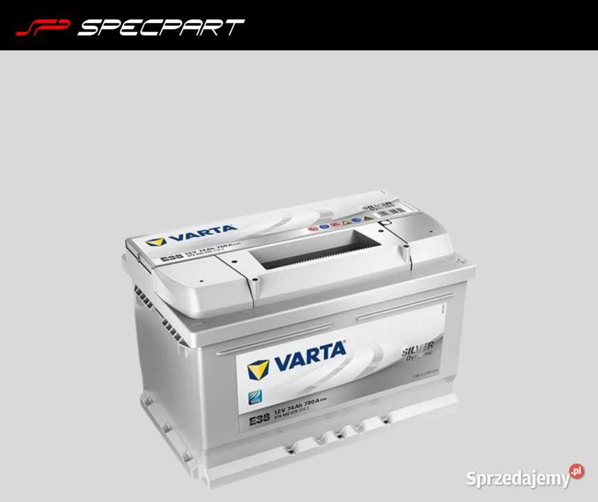 Akumulator VARTA Silver Dynamic E38 74Ah 750A EN Rok produkcji 2024