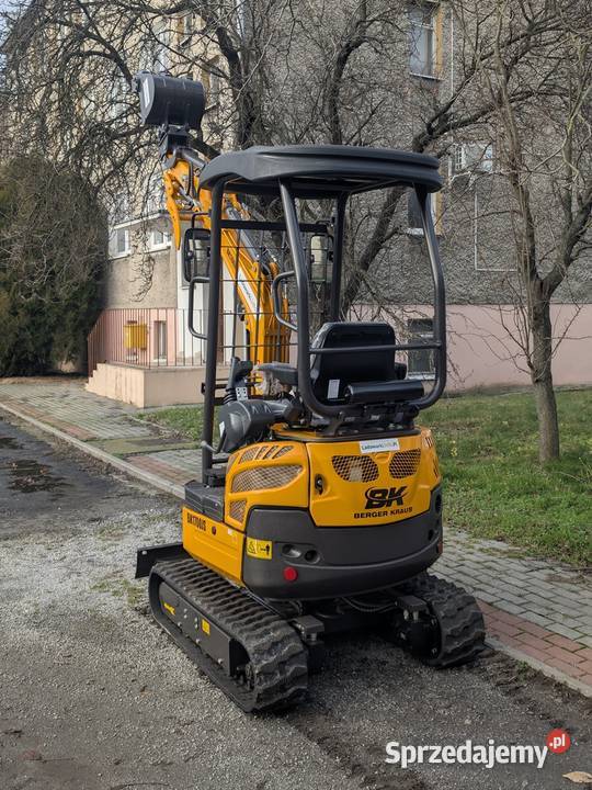 Mini Koparka Berger Kraus BK1700JS z osprzętem sprzedam