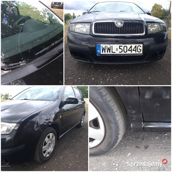 Skoda Fabia I 14 16V 75 2007 r klimatyzacja elektryczne lusterka Wołomin