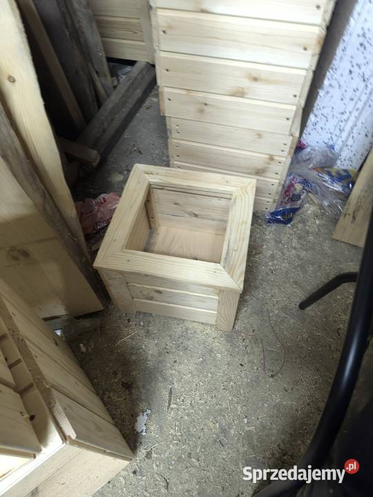 drewniane doniczkidonice ogrodowe mazowieckie Drobin